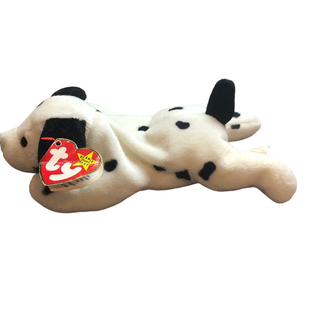 Dotty Beanie Baby 1996 4th gen hang tag with rare 5th gen tush EUC PVC Pellets
